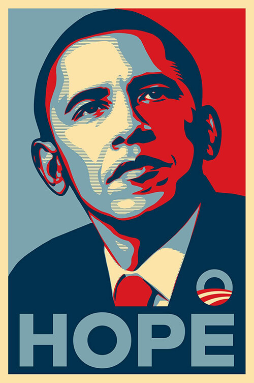 Barack Obama poster Hope